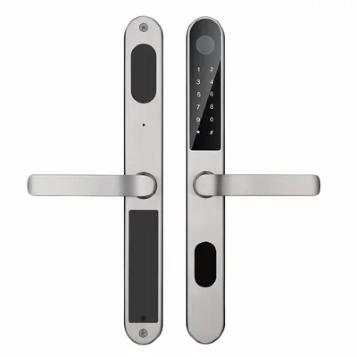 Tuya-Smart-SUS304-Stainless-Steel-Door-Handle-Hardware-Keyless-Fingerprint-Lock-for-Slim-Aluminum-Fram-Glass-Door